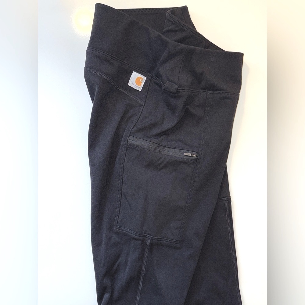 CARHARTT WOMENS BLACK LEGGINGS SZ S